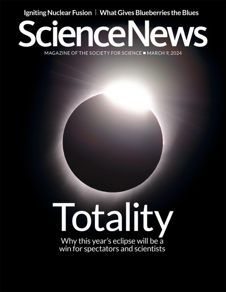 Cover of the March 9, 2024 issue of Science News